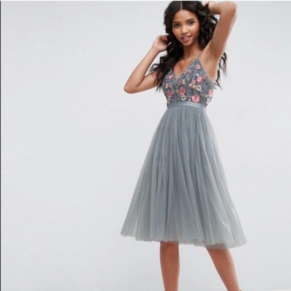Needle & Thread Grey size 4 dress